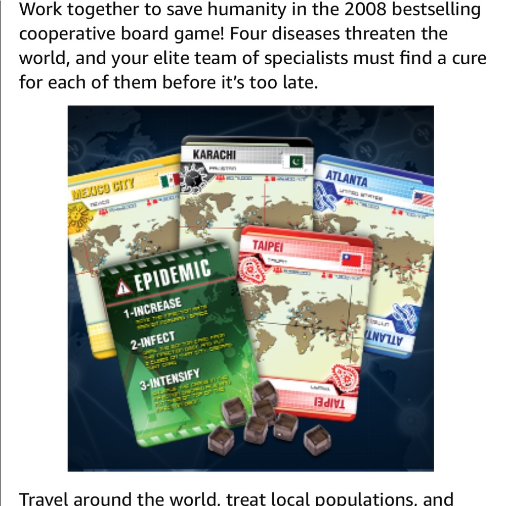 Pandemic game. Original board game - Picture 9 of 12